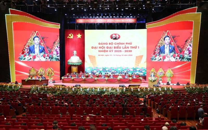 Các đại biểu lắng nghe tham luận tại Đại hội.