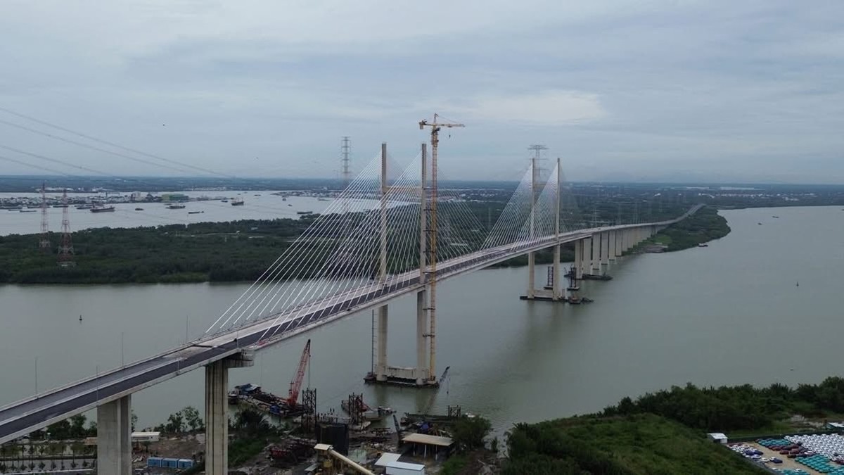 Cầu Bình Khánh nối Nhà Bè với Cần Giờ chuẩn bị thông xe