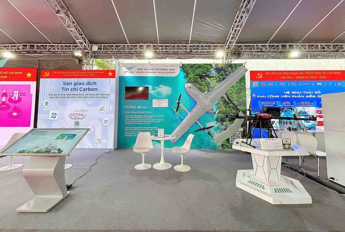 Công ty Cổ phần Sàn giao dịch Tín chỉ Carbon ASEAN (thành viên của CT Group) giới thiệu sàn giao dịch tín chỉ carbon tự nguyện đầu tiên tại Việt Nam tại triển lãm. CCTPA cung cấp các dịch vụ báo cáo ESG, dịch vụ lập báo cáo kiểm kê khí nhà kính, dịch vụ tư vấn, dự án tín chỉ Carbon, báo cáo tiền khả thi tín chỉ Carbon,… góp phần bảo vệ môi trường và hướng tới mục tiêu phát triển bền vững Net Zero.