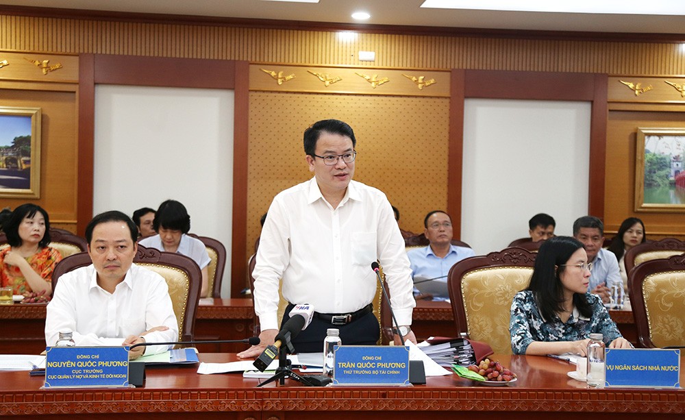 Thứ trưởng Trần Quốc Phương phát biểu khai mạc. Ảnh: Đức Minh.