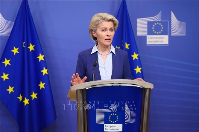 Chủ tịch Ủy ban châu Âu (EC) Ursula von der Leyen. Ảnh: THX/TTXVN Chủ tịch Ủy ban châu Âu (EC) Ursula von der Leyen. Ảnh: THX/TTXVN