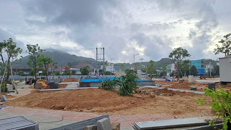 Hạng mục công viên đang được xây dựng hoàn thiện. Hạng mục công viên đang được xây dựng hoàn thiện.