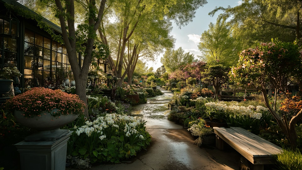 Vườn Bách Hoa trên hòn đảo The Moon