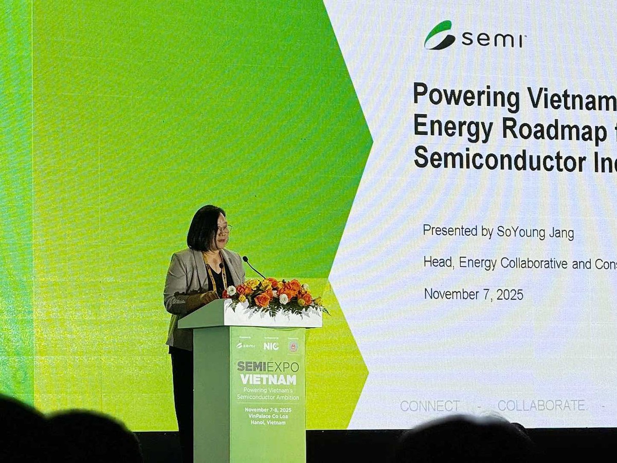 Bà SoYoung Jang, Giám đốc Bộ phận Hợp tác và Liên minh Năng lượng của SEMI. Bà SoYoung Jang, Giám đốc Bộ phận Hợp tác và Liên minh Năng lượng của SEMI.