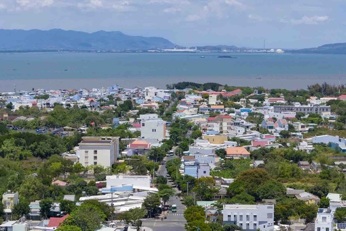 Góc nhìn từ Cần Giờ sang Vũng Tàu.