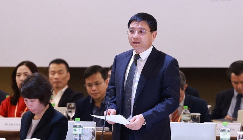 Bộ trưởng Bộ Tài chính Nguyễn Văn Thắng phát biểu bế mạc.