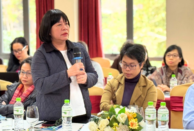 Bà Đặng Thị Thọ, Trưởng đại diện Phoenix Voyages phát biểu.