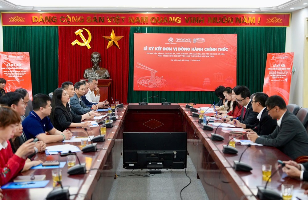 Quang cảnh Lễ ký kết.