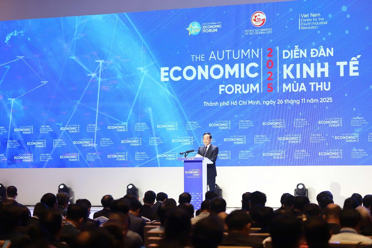 TP.HCM kỳ vọng và tin tưởng rằng Diễn đàn Kinh tế mùa thu năm 2025 sẽ mở ra các cơ hội hợp tác mạnh mẽ, tạo thêm động lực để thành phố và Việt Nam bứt phá trong khi chuyển đổi số và tăng trưởng xanh. Ảnh: Trọng Tín.