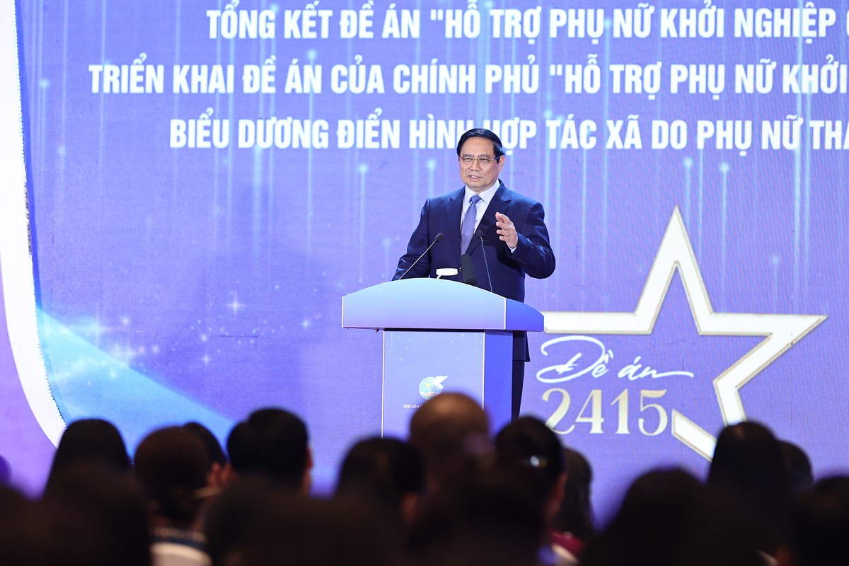 Thủ tướng Chính phủ Phạm Minh Chính phát biểu tại sự kiện - Ảnh: VGP/Nhật Bắc Thủ tướng Chính phủ Phạm Minh Chính phát biểu tại sự kiện - Ảnh: VGP/Nhật Bắc