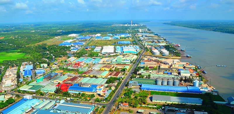 Khu công nghiệp Trà Nóc, TP. Cần Thơ. Ảnh: Thu Hà