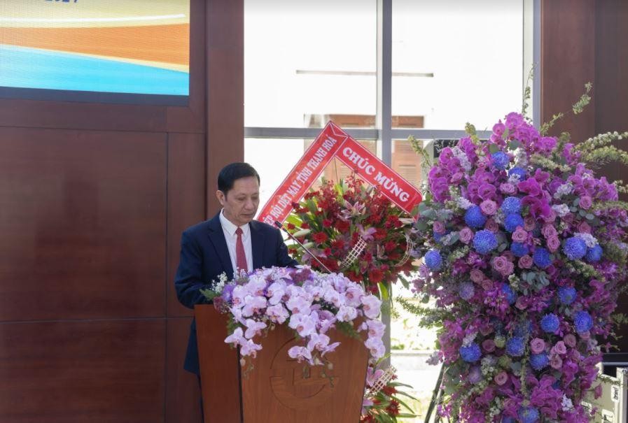 Chủ tịch HĐQT - ông Trịnh Xuân Lâm phát biểu tại Lễ chào sàn Chủ tịch HĐQT - ông Trịnh Xuân Lâm phát biểu tại Lễ chào sàn