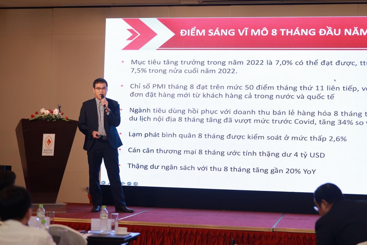 Ông Đào Minh Châu, Phó giám đốc phân tích cổ phiếu SSI Research nêu 5 nhóm cổ phiếu ngành tiềm năng Ông Đào Minh Châu, Phó giám đốc phân tích cổ phiếu SSI Research nêu 5 nhóm cổ phiếu ngành tiềm năng