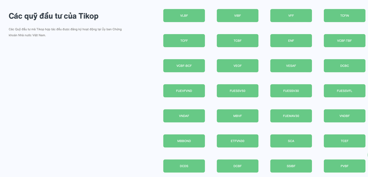 Giới thiệu của Tikop về các đối tác hợp tác Giới thiệu của Tikop về các đối tác hợp tác