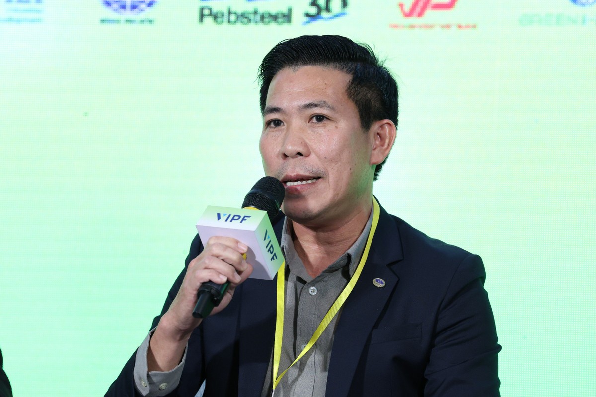 Theo ông Trương Anh Hải, Phó tổng giám đốc phụ trách An toàn, Sức khỏe, Môi trường &amp; Cộng đồng, Công ty NS BlueScope Việt Nam (Ảnh: Lê Toàn)