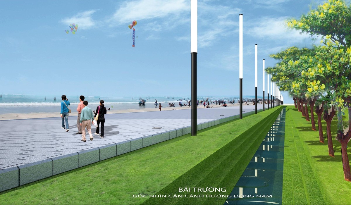 Tuyến đường ven biển Bãi Trường là lực đẩy quan trọng cho bất động sản khu vực. Tuyến đường ven biển Bãi Trường là lực đẩy quan trọng cho bất động sản khu vực.