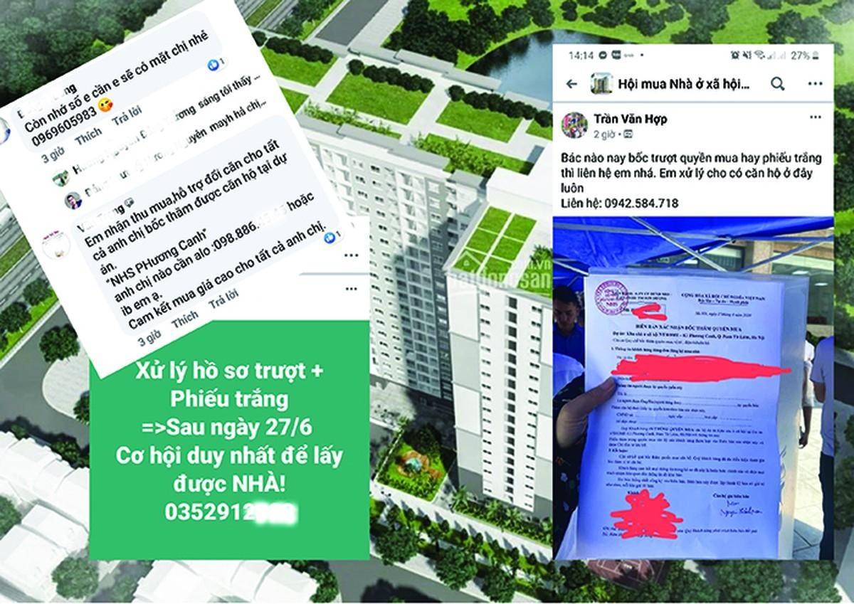 Dự án NHS Phương Canh được giao bán suất và xử lý hồ sơ công khai. Ảnh: Thành Nguyễn.