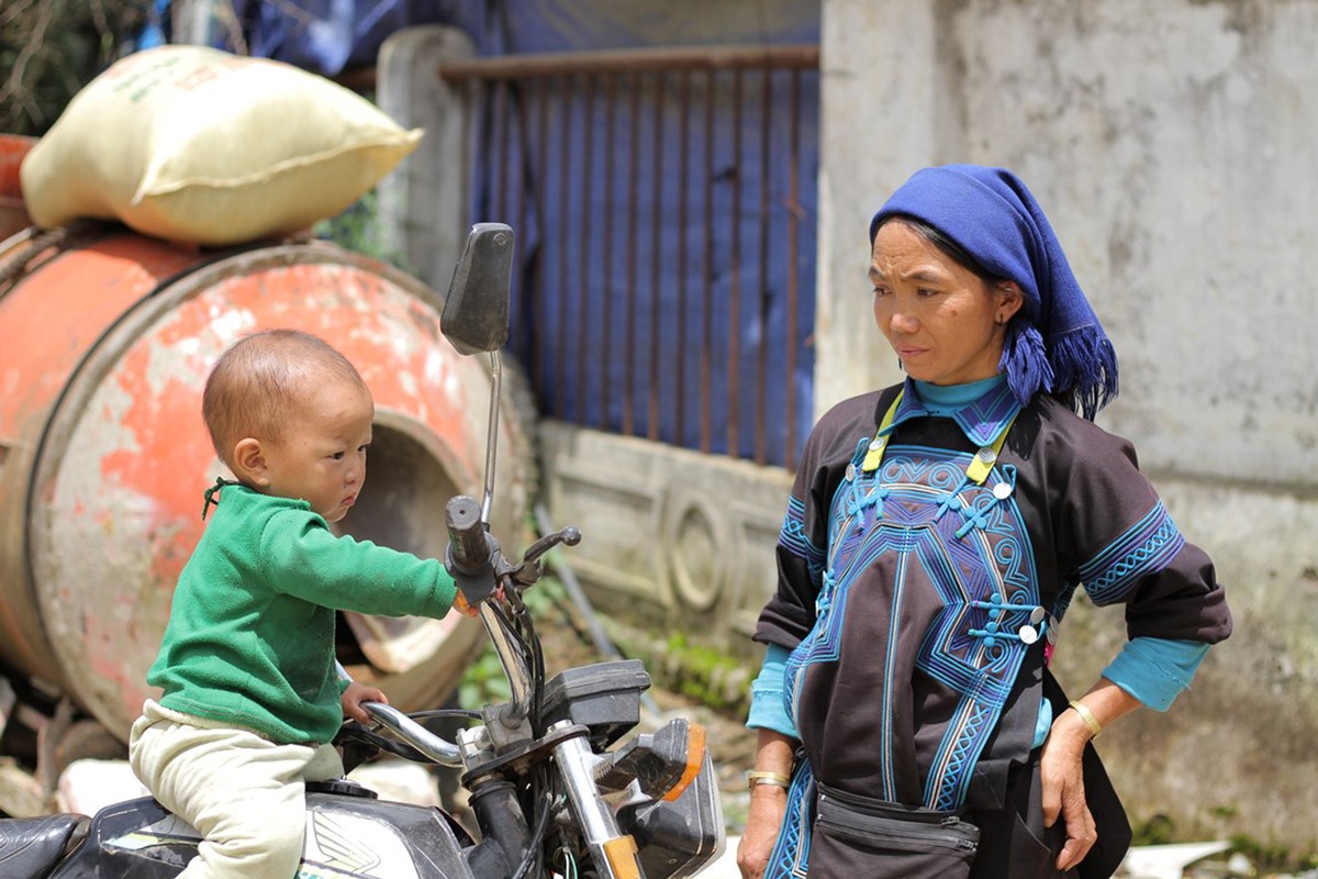 Mẹ và bé. Ảnh: Thành Nguyễn.