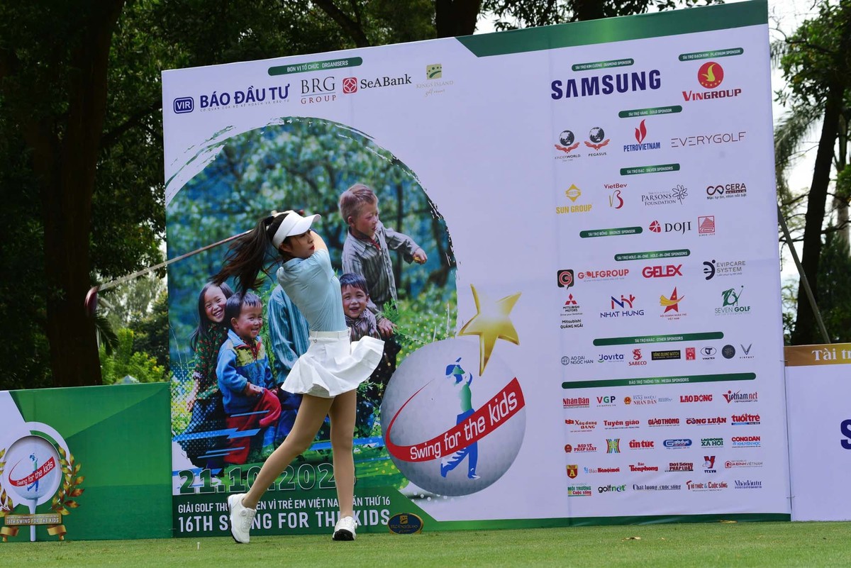 Năm 2024, Swing for the kids bước vào năm thứ 17. Ảnh: Dũng Minh.
