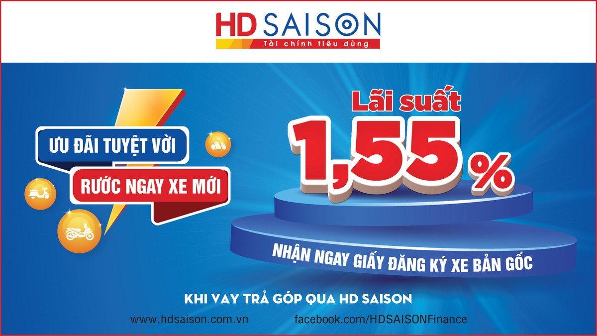 Chọn HD SAISON khách hàng vừa vay với lãi suất thấp vừa được nhận Giấy đăng ký xe bản gốc.