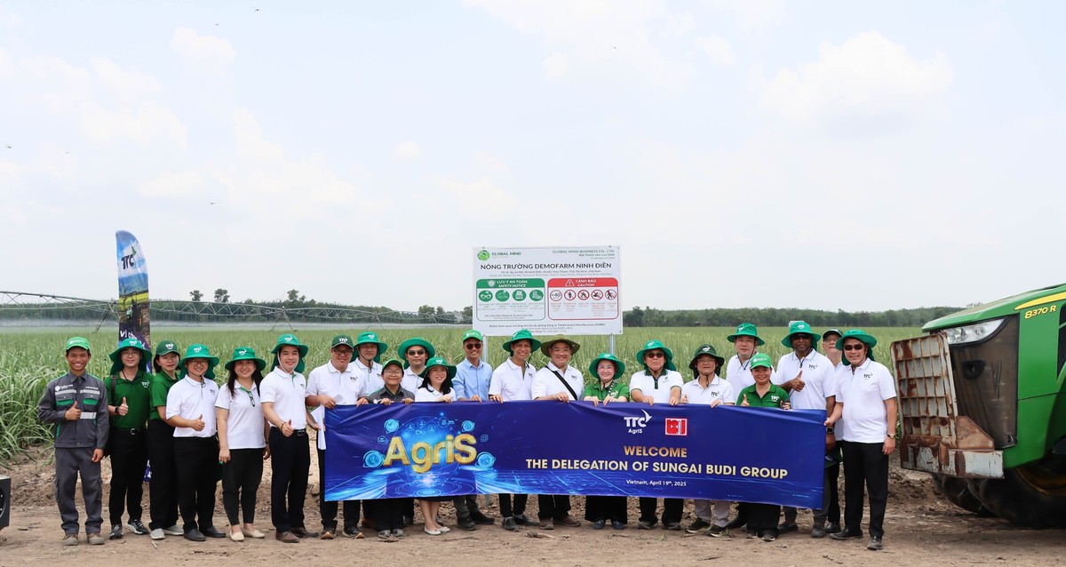 Đoàn thăm quan nông trường kiểu mẫu Ninh Điền (demo farm) tại Tây Ninh