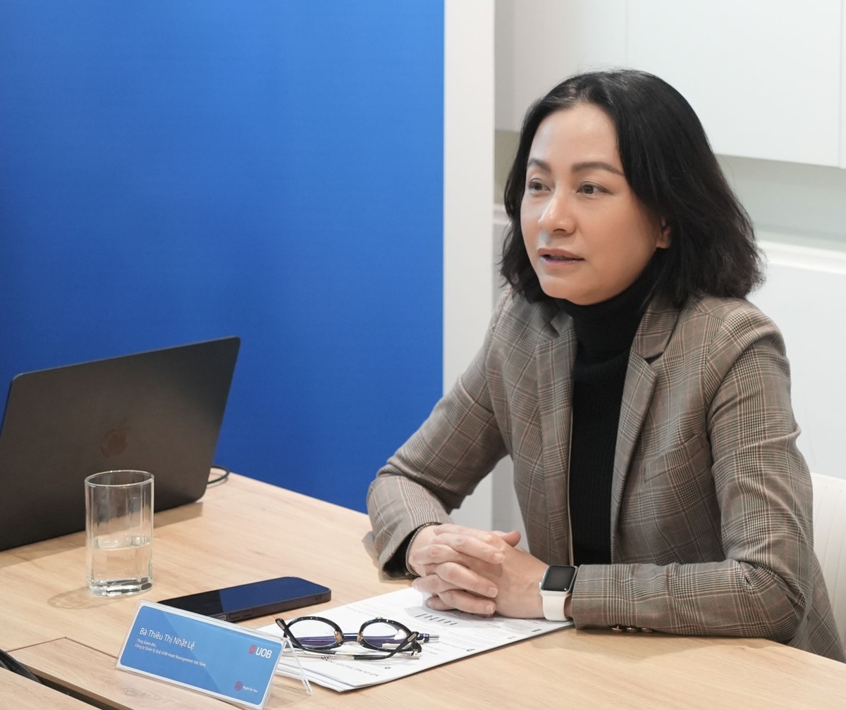 Bà Thiều Thị Nhật Lệ, Tổng giám đốc Công ty cổ phần Quản lý Quỹ UOBAM Việt Nam
