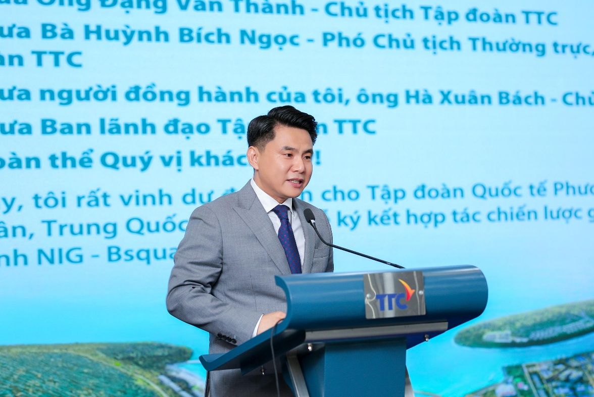 Ông Bruce Zhang - Trưởng Đại diện Tập đoàn NIG tại Việt Nam khẳng định sẽ tập trung đưa các cam kết thành dự án thực tế, phát huy thế mạnh của các bên.