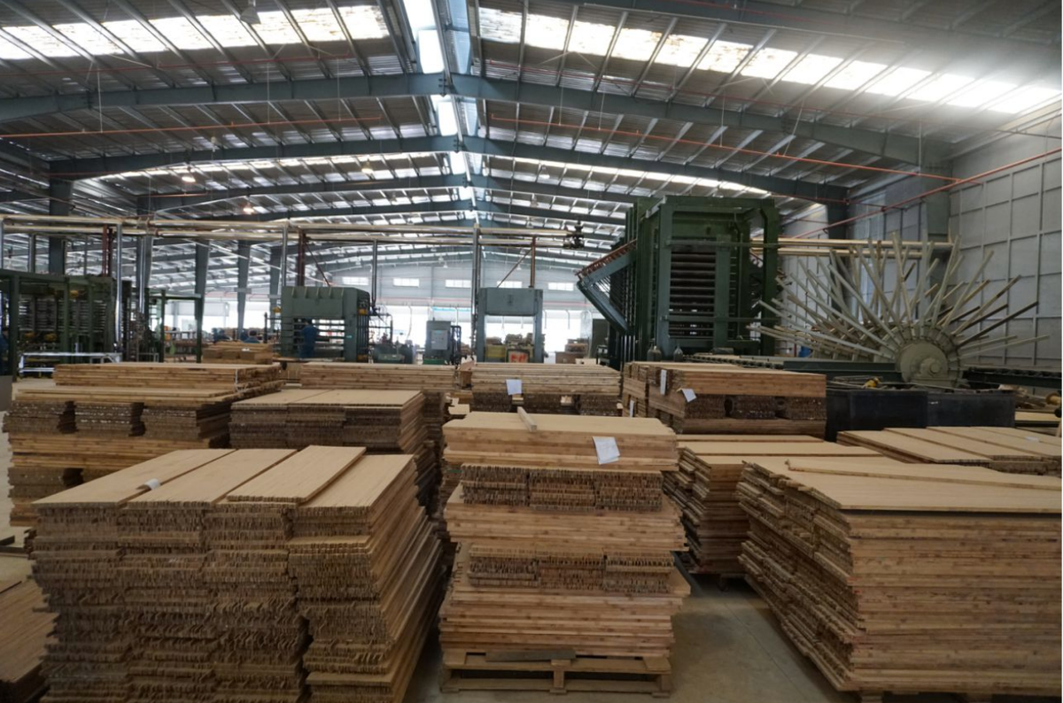 Mẫu thử ván lót sàn của SJF