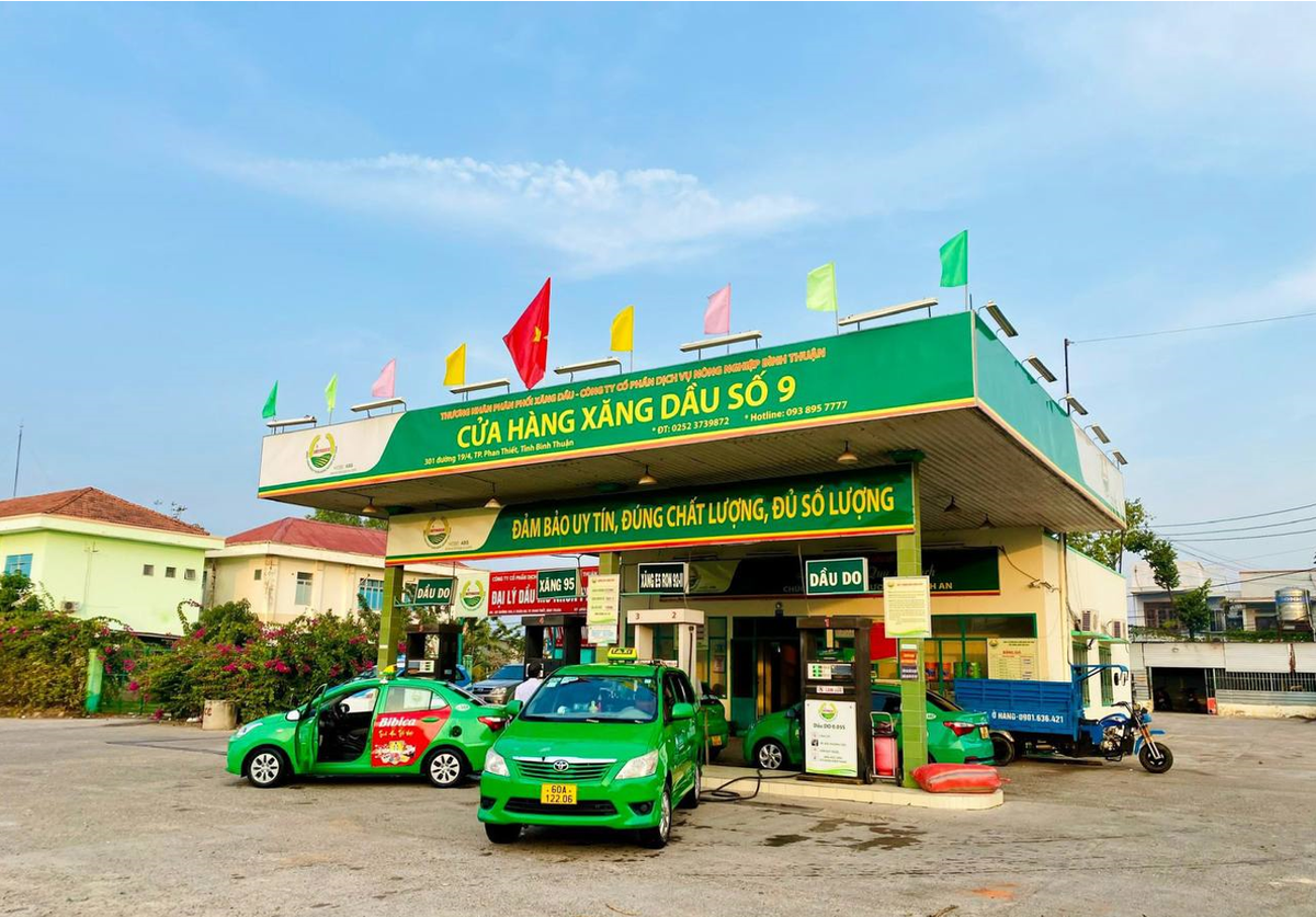 Một trong số các cửa hàng xăng dầu tại trung tâm Phan Thiết của Bitagco - ABS.