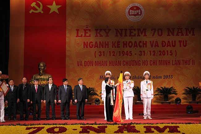 Phó Chủ tịch nước Nguyễn Thị Doan: Ngành Kế hoạch và Đầu tư phát huy truyền thống “Kiến thiết Quốc gia“ ảnh 3