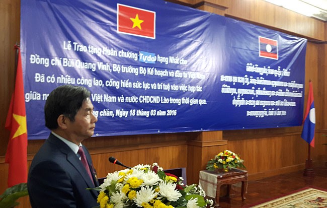 Bộ trưởng Bùi Quang Vinh nhận Huân chương Isala hạng Nhất ảnh 1