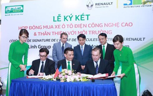 Taxi Mai Linh nhập lô 100 xe điện Fluence ZE đầu tiên về Việt Nam ảnh 1