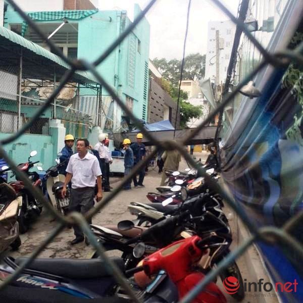 Cần cẩu công trình dự án 376 Điện Biên Phủ, TP. HCM đổ sập xuống trường mầm non ảnh 7