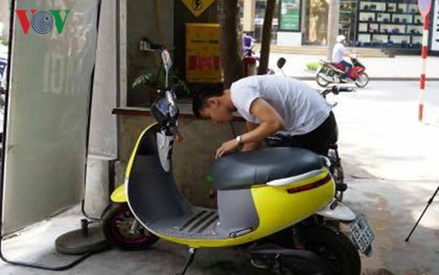 Hà Nội có Trạm sạc miễn phí dành cho xe đạp điện ảnh 2