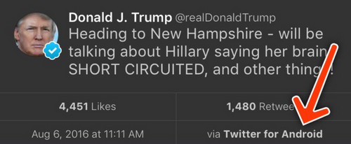 Donald Trump dùng smartphone Android để nói xấu, dùng iPhone để khen ảnh 2