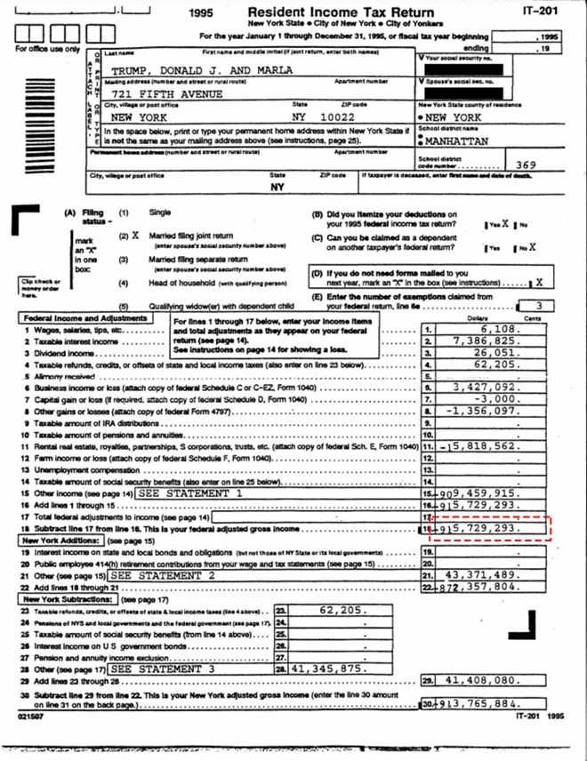 Tình tiết ly kỳ sau vụ lộ hồ sơ thuế chấn động của ông Trump ảnh 1