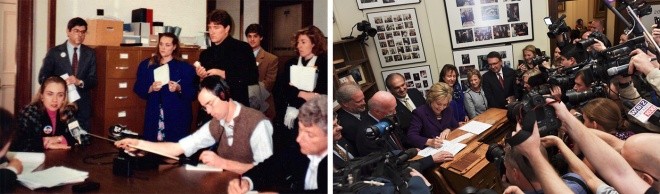 Clinton trong chiến dịch tranh cử tổng thống 1992 và 2016 ảnh 1