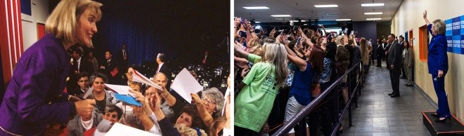 Clinton trong chiến dịch tranh cử tổng thống 1992 và 2016 ảnh 5