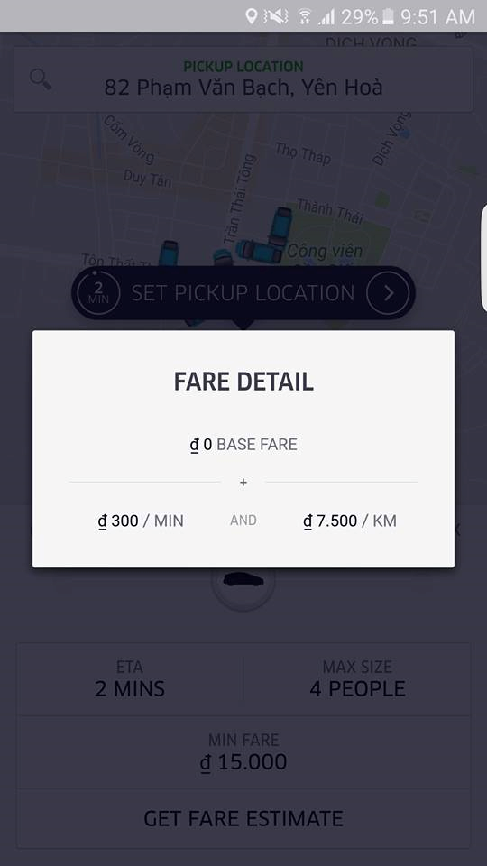 UberX Hà Nội tăng 50% giá cước, khách hàng cân nhắc ảnh 1