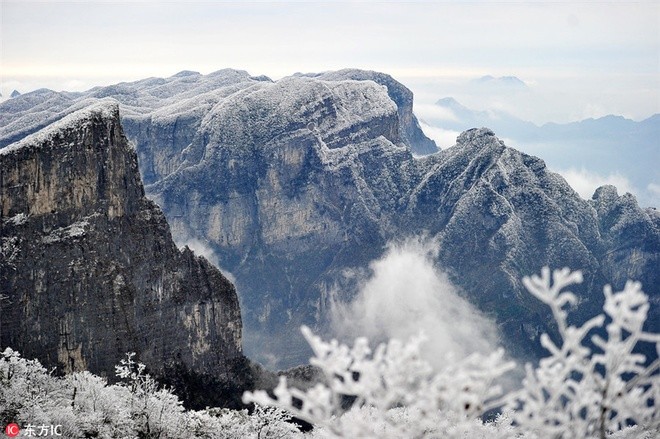 Mùa đông đẹp như cổ tích ở Thiên Môn Sơn ảnh 7 Mùa đông đẹp như cổ tích ở Thiên Môn Sơn ảnh 7