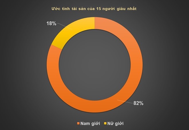 Những thống kê thú vị về 15 người giàu nhất Việt Nam 2016 ảnh 1