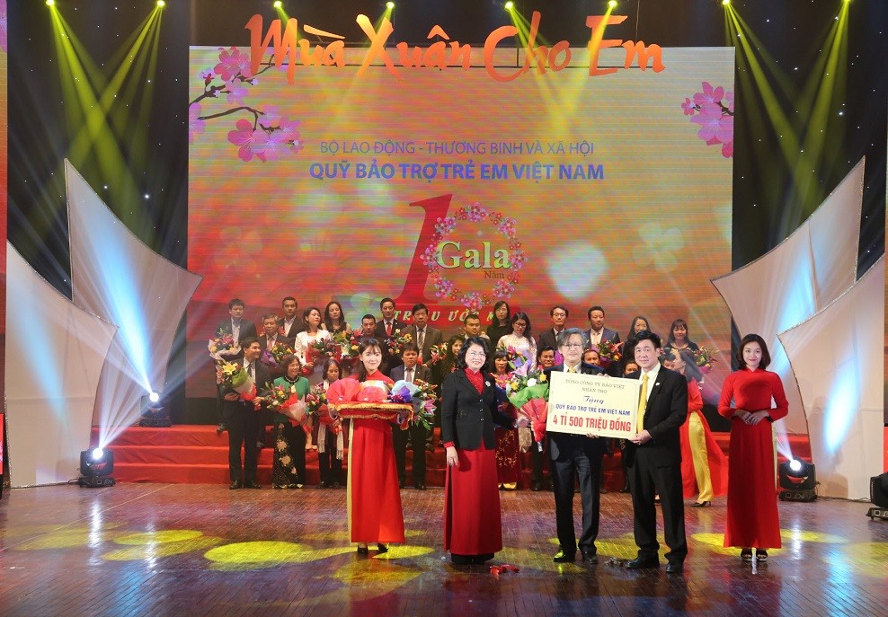 Bảo Việt Nhân thọ được Phó Chủ tịch nước vinh danh trong công tác bảo vệ và chăm sóc trẻ em 2016⁩ ảnh 1