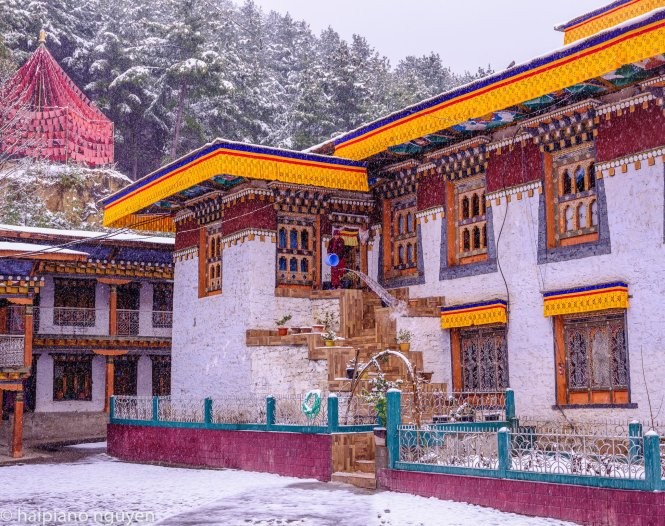 Bhutan mùa tuyết tan ảnh 9