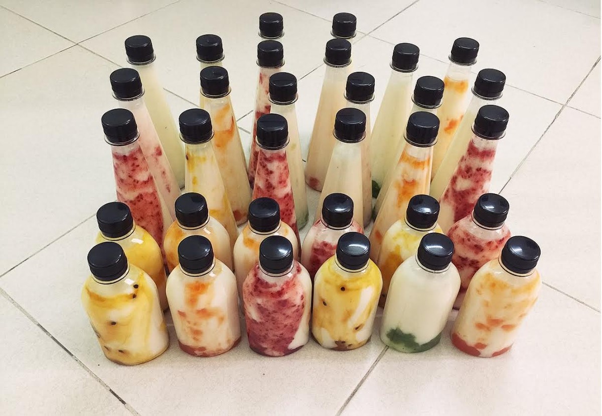 Cơn sốt sữa chua sắc màu: Cô sinh viên thu 100 triệu/tháng ảnh 1