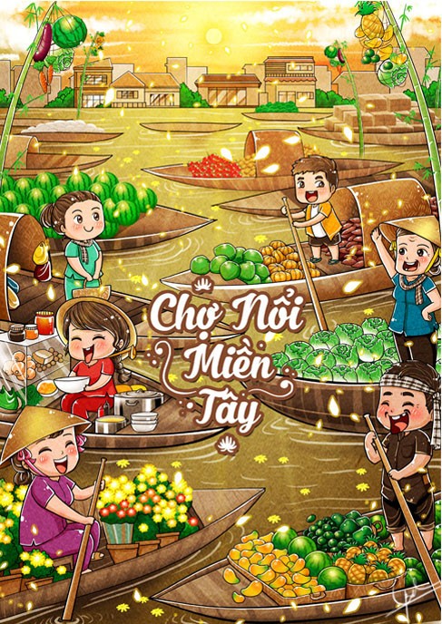 Ăn chơi Sài Gòn đúng điệu theo bộ ảnh chibi ảnh 10