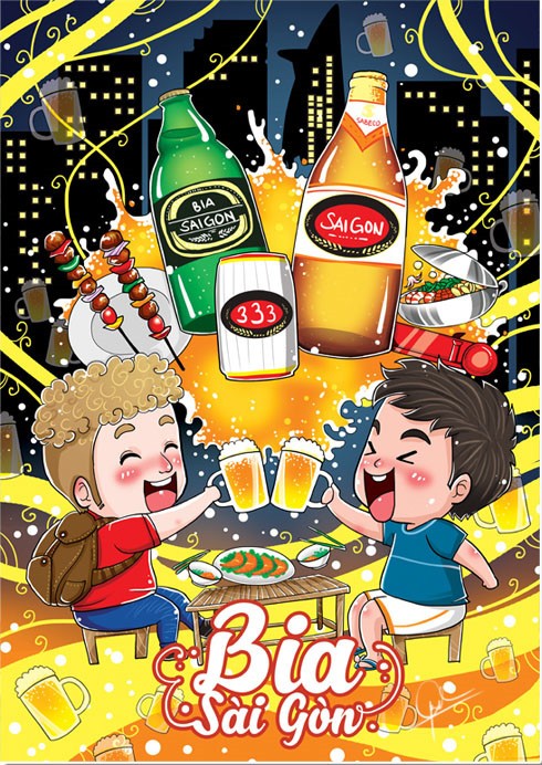 Ăn chơi Sài Gòn đúng điệu theo bộ ảnh chibi ảnh 4
