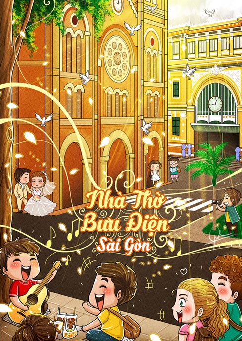 Ăn chơi Sài Gòn đúng điệu theo bộ ảnh chibi ảnh 6