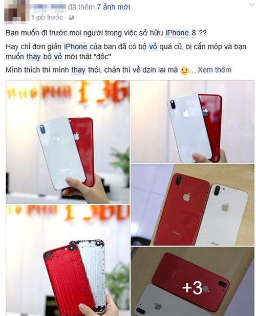 Rộ dịch vụ thay vỏ thành iPhone 8 giá 1,4 triệu đồng ảnh 1