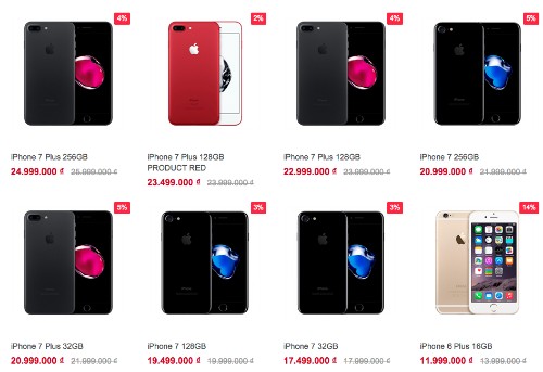 iPhone 7 giảm giá chờ iPhone 8 ảnh 1