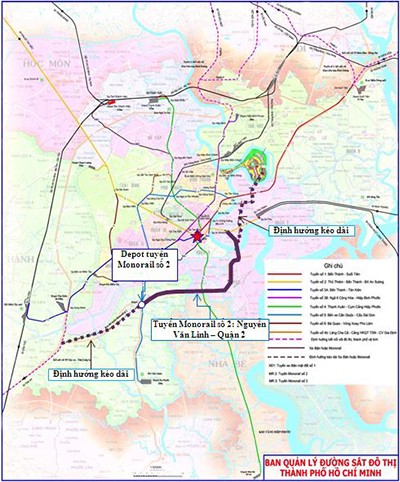 Hàn Quốc tài trợ TP HCM nghiên cứu tuyến tàu điện một ray số 2 ảnh 1